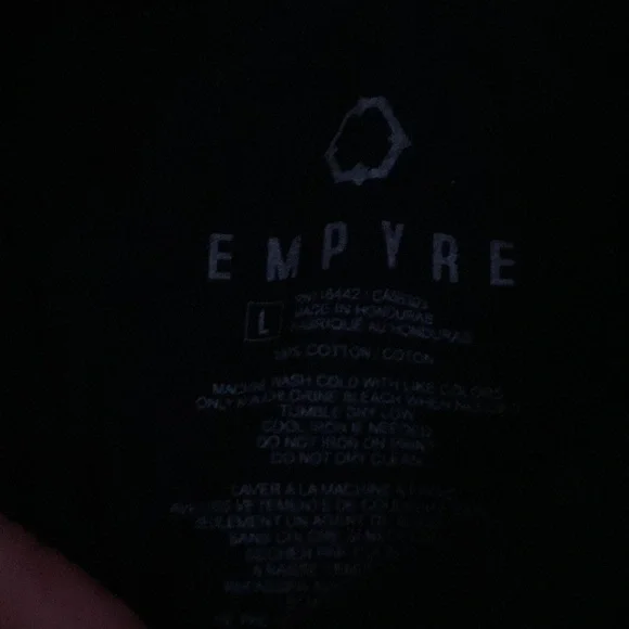 Empyre Black tee - Picture 3 of 3